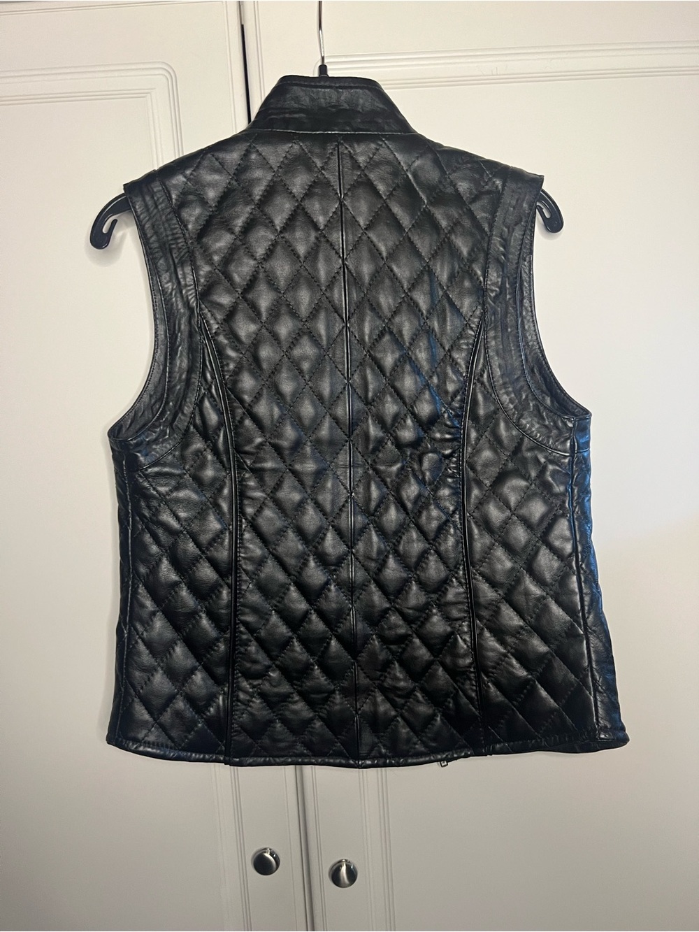 Vintage Casa Piel Quilted Lambskin Leather Vest - Picture 7 of 13